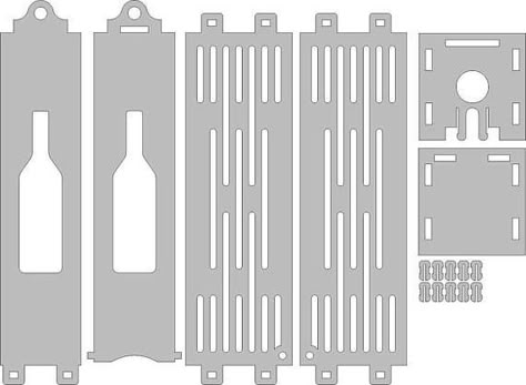 Box Vector, Laser Cut Box, Woodworking Tools Workshop, Wooden Wine Boxes, Wine Gift Boxes, Wood Wine Racks, Cnc Design, Laser Cnc, House Furniture Design