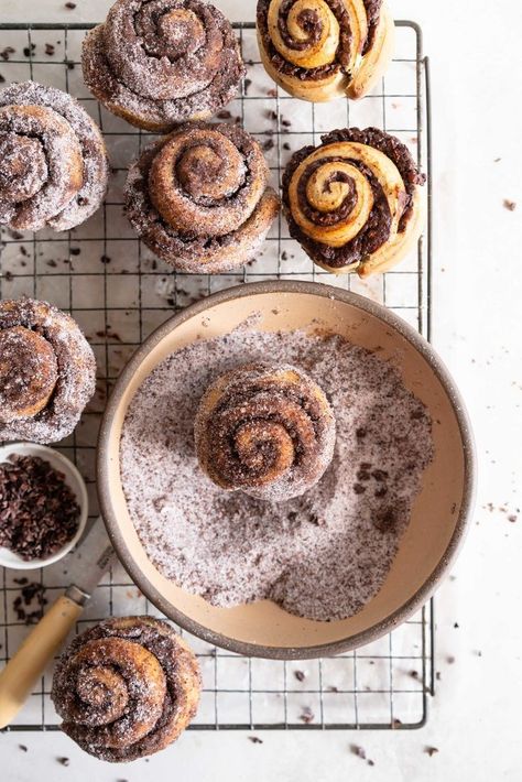 Earl Grey Cinnamon Rolls, Earl Grey Chocolate, Chocolate Rolls, Cloudy Kitchen, Nature Cake, Brioche Dough, Chocolate Custard, Cheesecake Cupcakes, Custard Filling