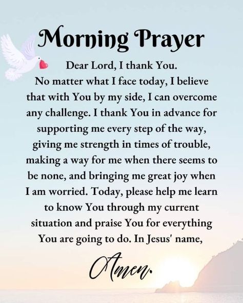 New Day Prayers, Prayers For Monday, Daily Prayers Mornings, Spiritual Morning Quotes, Prayers To Start Your Day, Prayer Morning, Daily Christian Prayers, 40 Days Of Prayer, Love My Daughter Quotes