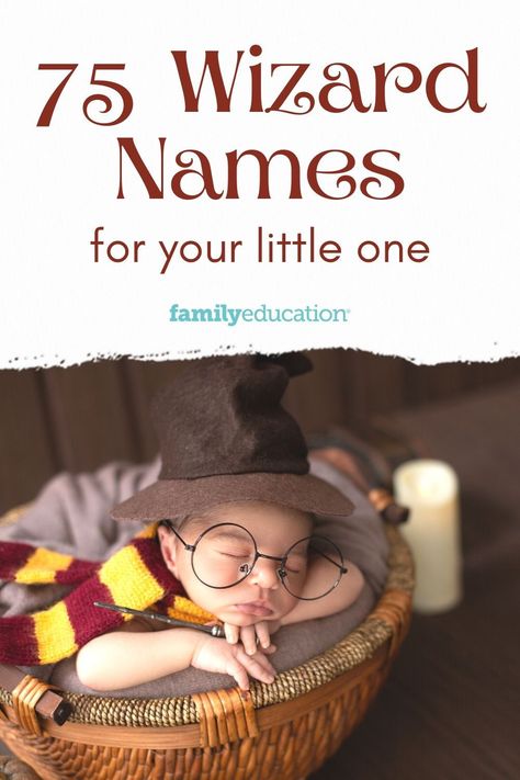 Wizard Names Boys, Harry Potter Baby Names, Harry Potter Girl Names, Wizard Names, Harry Potter Names, Wiccan Names, Nerdy Baby, Harry Potter Girl, Unique Baby Boy Names