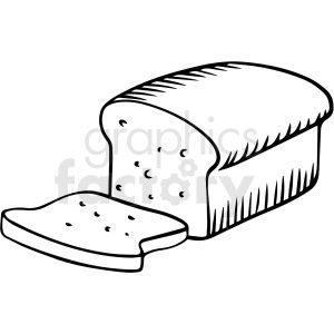 Loaf Of Bread Clipart, Bread Black And White, Loaf Of Bread Tattoo, Bread Clip, Clipart Boy, White Food, Royalty Free Clipart, Kawaii Clipart, Pantone Colour Palettes