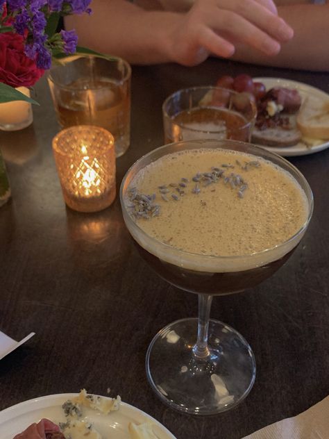 Lavender Espresso Martini, Espresso Martini Cocktail, Wedding Drinks, Alcoholic Beverage, Dirty 30, Wedding Drink, Martini Cocktail, Espresso Martini, Alcohol Recipes