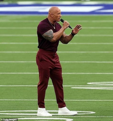 Purple Pants Outfit Men, Purple Pants Outfit, Dwayne The Rock Johnson, The Rock Johnson, Black Men Fashion Urban, Fashion Purple, Burgundy Outfit, Pants Outfit Men, Classy Fits