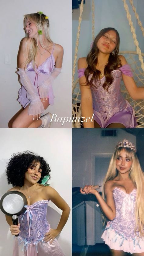 #halloween #costumes #simple #peakyblinders #duo #costumeidea #costumeinspiration Tangled And Flynn Rider Costume, Rapunzel Aesthetic Costume, Mystical Costume Ideas, Rapunzel Halloween Costume Women, Rapunzel Tangled Costume, Rapunzel And Mother Gothel Costume, Rapunzel And Eugene Halloween Costume, Flynn Rider And Rapunzel Costume, Tangled Outfit Ideas