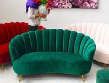 Velvet Love Seat, Modern Showroom, Unique Living Room Furniture, Fashion Showroom, Luxury Furniture Sofa, Luxury Sofa Design, Couch Design, Modern Sofa Designs, Bed Design Modern