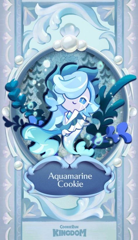 Aquamarine Cookie, Witches Castle, Cookie Run Kingdom, Castle Tower, Milk Cookies, Cookie Run, Cartoon Art Styles, Cool Artwork, Cartoon Art