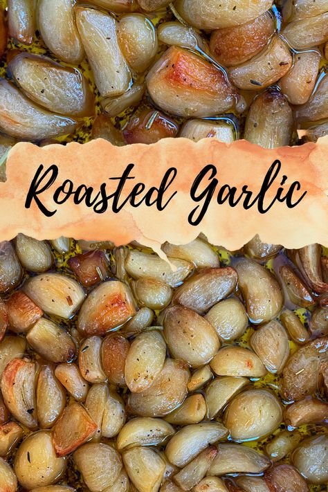 Pair this roasted garlic with bread for a delicious appetizer that is sure to impress! Smoked Garlic Cloves, Garlic Oil Recipe, Roasted Garlic Recipe, Baked Onions, Roasted Garlic Cloves, Garlic Recipe, Baked Garlic, Garlic Recipes, Tasty Bites