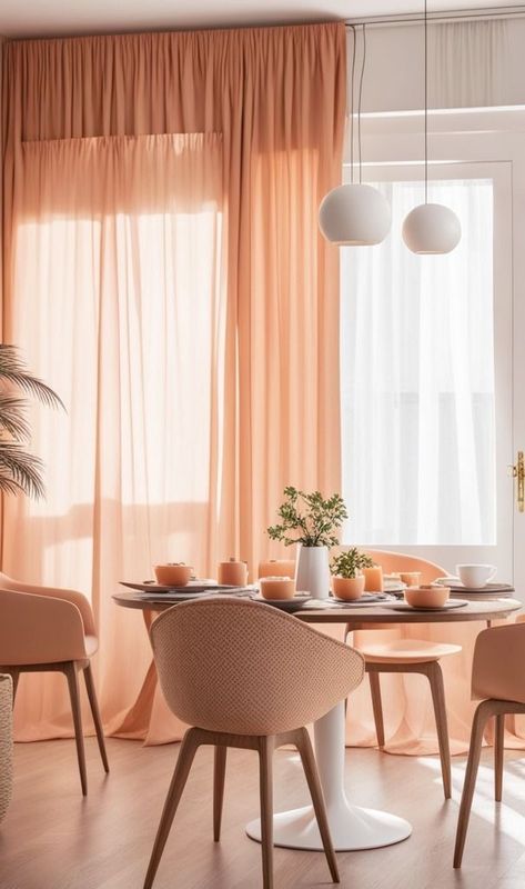 Color Of The Year 2024, Pantone Color Of The Year, Living Room Orange, Timeless Interiors, Cool Colors, Peach Fuzz, Year 2024, Colorful Furniture, Color Of The Year