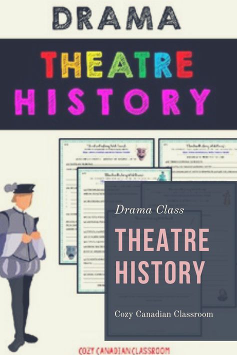 Theatre history drama activities middle school Middle School Theatre Lesson Plans, Theatre Classroom Decor, Middle School Drama Lessons, Middle School Theatre, Theater Classroom, Activities Middle School, Drama Classroom, Theatre History, Middle School Drama