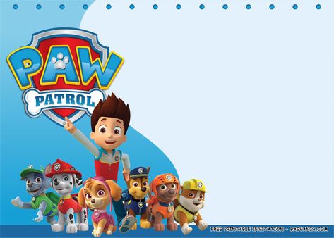 Download Free Printable Paw Patrol Birthday Party Kits Templates #free #freeinvitation2019 #birthday #disney #invitations #invitationtemplates Paw Patrol Invitations Printables, Printable Paw Patrol Birthday, Free Printable Paw Patrol, Paw Patrol Birthday Card, Printable Paw Patrol, Paw Patrol Party Invitations, Free Birthday Banner, Animal Animation, Paw Patrol Stickers