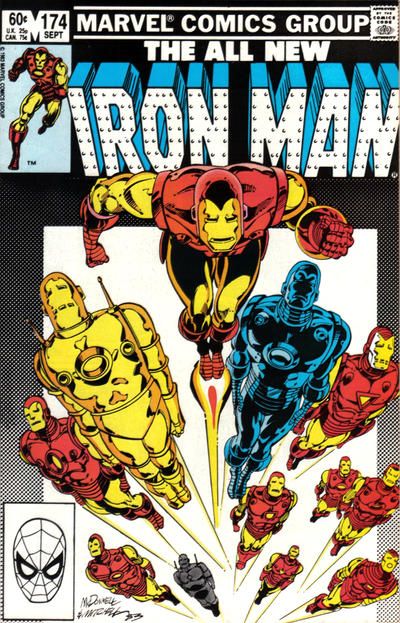 Cover for Iron Man September 1983 #174 Marvel Comics Iron Man, Iron Man 1, Iron Man Comic Books, Poster Marvel, New Iron Man, Comic Frame, Iron Man Comic, Marvel Comics Covers, Arte Dc Comics