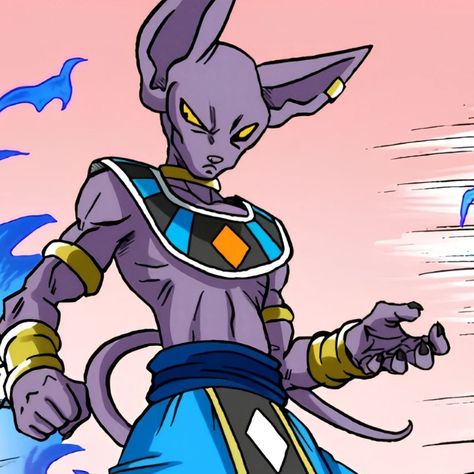 Lord Beerus Icon, Beerus Gif, Beerus Icons, Beerus Pfp, Dbs Beerus, Dragon Ball Beerus, Beerus Dbz, Baby Bot, Lord Beerus