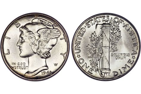 Looking to see how much your Mercury dime is worth? This page lists coin values and prices for dimes minted from 1916 to 1945. Buy Cryptocurrency, Money Notes, Silver Dimes, Old Coins Worth Money, Rare Coins Worth Money, Coin Prices, Valuable Coins, Coins Worth Money, Coin Values