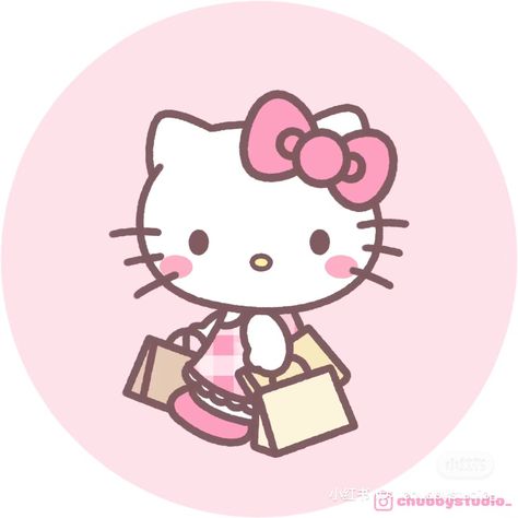 Hello Kitty Shopping, Shopping Icon, Hello Kitty, Kitty, Pink