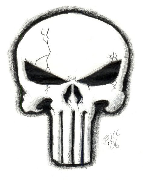 Punisher Skull Tattoo, Punisher Symbol, Punisher Tattoo, The Punisher Skull, Punisher Artwork, Skull Drawings, Punisher Logo, Punisher Marvel, Leather Tooling Patterns