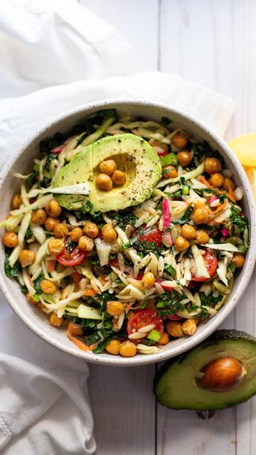 Winter Orzo Salad Orange Vinegar, Dino Kale, Garlic Chickpeas, Orzo Salad Recipes, How To Cook Orzo, Crispy Garlic, Low Histamine, Orzo Salad, Crispy Chickpeas