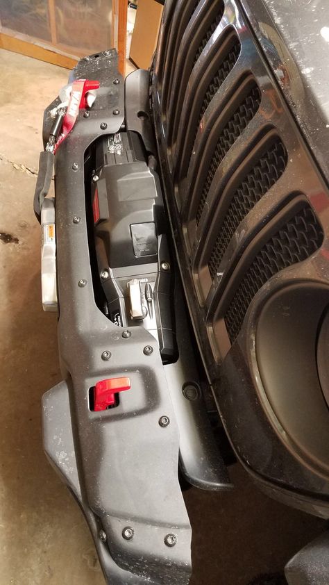 WARN JL Rubicon Winch Mount Plate and Zeon 10-S Install | Page 11 | 2018+ Jeep Wrangler Forums (JL / JLU) - Rubicon, Sahara, Sport, Unlimited - JLwranglerforums.com Jeep Jlu Rubicon, Jeep Rubicon Accessories, Cool Jeep Accessories, Jeep Upgrades, Jeep Winch, Jeep Wrangler Forum, 2018 Jeep Wrangler Unlimited, Wrangler Unlimited Sahara, 2018 Jeep Wrangler