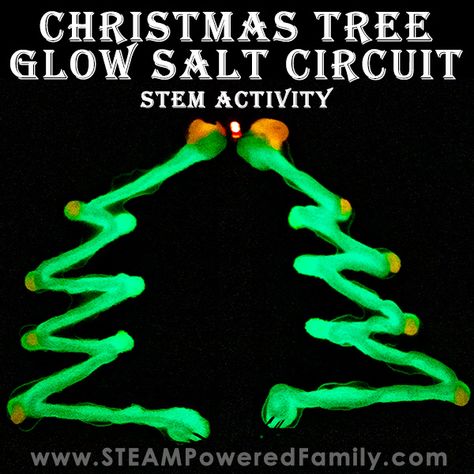 Check out this incredible Christmas STEM Activity for the classroom or homeschool! Build a glow salt circuit Christmas Tree with multiple glow colours so it looks like your Christmas Tree Circuit is decorated with festive baubles. A great lesson in circuit building, conductivity, luminescence and more. Plus it is highly adaptable, build a circuit star or other festive designs. Click to learn more. #ChristmasSTEM #Circuits #Circuit #ChristmasScience #SaltCircuit #GlowintheDark Glow In The Dark Classroom, Santa Science, Dark Classroom, Simple Stem Projects, Simple Stem Challenges, Christmas Advent Activities, Christmas Science Activities, Christmas Stem Activities, Science Christmas