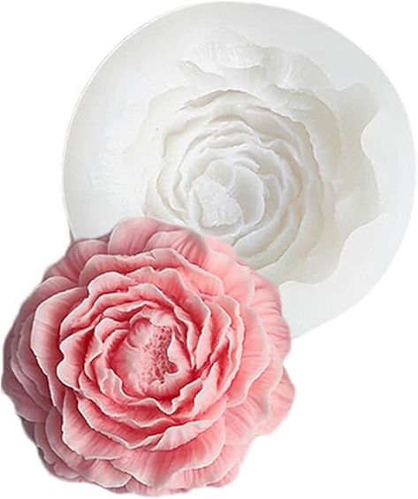 Amazon.com: Molds For 3d Epoxy Flowers Epoxy Flowers, Peony Cake, Large Silicone Molds, Diy Fondant, Flower Cake Decorations, Jelly Chocolate, Flower Mold, 3d Epoxy, Soap Making Molds