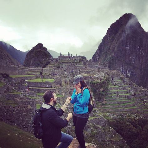 Machu Pichu Proposal Macho Pichu, Machu Picchu, Travel Dreams, Dream Wedding, Natural Landmarks, Travel, Nature