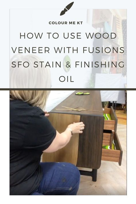 I have had a few people ask me how to use wood veneer on their projects, so I decided to share how I do it with you and show you it's not as difficult as it looks! Sustainable Furniture Design, Restored Furniture, Doors Diy, Next Furniture, Furniture Board, Diy Upcycling, Sustainable Furniture, Eco Friendly Design, Furniture Makeovers