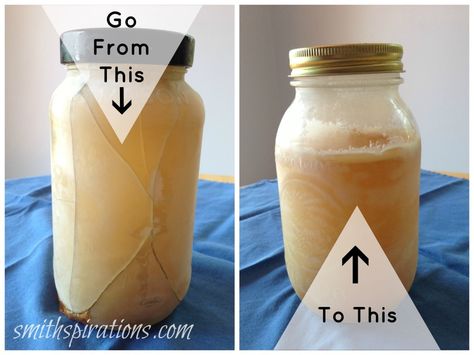 Don't let this happen to your precious bone broth! I cracked one of my 5 glasses this week. Here's how to not let yours crack in the freezer! Freezing Broth, Freezing Milk, Freezing Meals, Homemade Broth, Preserving Foods, Cook Rice, Homemade Sourdough, Ball Mason Jars, Ball Jars