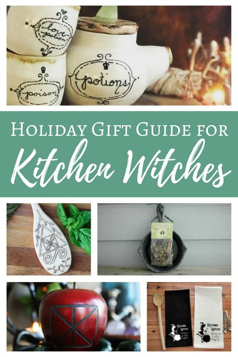 Diy Witch Gifts, Kitchen Witches, Witchy Kitchen, Wiccan Crafts, Pagan Crafts, Kitchen Witchery, Witchy Crafts, Witch Gift, Hedge Witch