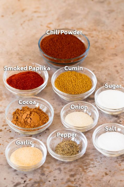 This chili seasoning is a mix of different spices that is used to flavor homemade chili, as well as other Tex-Mex style recipes. Homemade spice blends are easy to make and taste so much better than the store bought versions! Chili Seasoning Blend, Chilli Seasoning Mix Recipe, Best Chili Seasoning Mix Recipe, Mild Chili Seasoning Recipe, Diy Mccormick Chili Seasoning, Chili Spices Blend, Chili Spice Mix Recipe, Best Chili Seasoning Recipe, Spices For Chili Seasoning Mixes