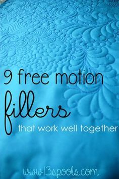 Filler Patterns, Filler Designs, Free Motion Pattern, Free Motion Designs, Free Motion Quilting Patterns, Machine Quilting Patterns, Freemotion Quilting, Longarm Quilting Designs, Quilting Stencils