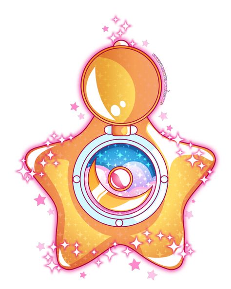 The star locket from Sailor Moon Sailor Moon Locket, Star Locket, Princesas Disney Anime, Sailor Moon Tattoo, Moon Kingdom, Sailor Moon Stars, Sailor Moon Aesthetic, Sailor Moon Usagi, Sailor Moon Character