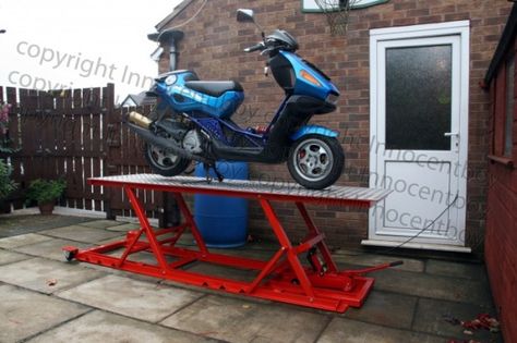 Motorcycle Lift Table, Motorcycle Lift, Bike Lift, Motorcycles & Scooters, Welding Projects, Trx, Stationary Bike, Baby Strollers, Bike