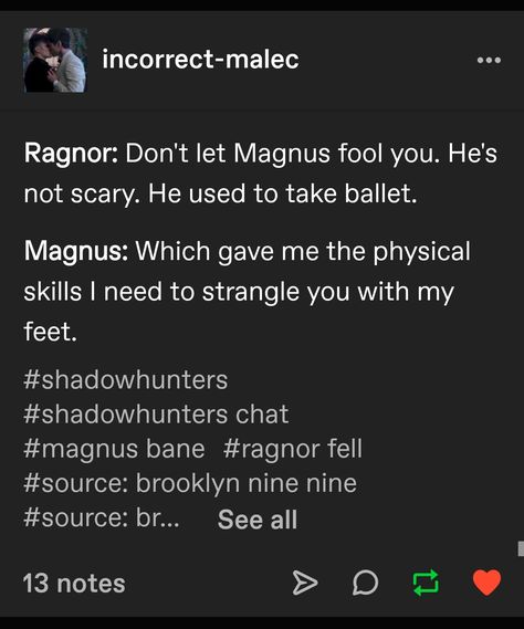 Malec Tumblr Screenshot Magnus Bane Alec Lightwood incorrect quotes Incorrect Malec Quotes, Malec Incorrect Quotes, Shadowhunters Incorrect Quotes, Magnus Bane Quotes, Magnus Bane Aesthetic, Malec Tumblr, Bane Quotes, Salvation Quotes, Cassandra Clare Quotes