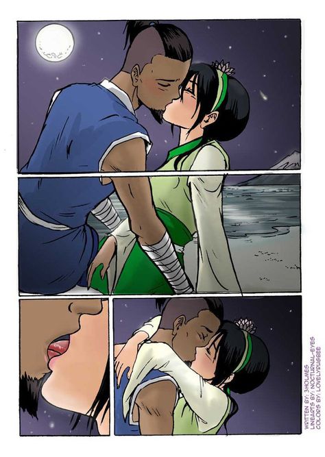 Sokka X Toph Fanart That Night, Tokka That Night Comic Part 2, Toph Fanart, Korra Comic, Zuko And Katara, Good Animated Movies, Avatar Zuko, Avatar The Last Airbender Funny, Avatar Funny