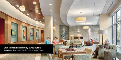 shna_home_slider_2016_6 Senior Living Facilities, Senior Apartments, Architect Magazine, Assisted Living Facility, Senior Living Communities, Aesthetic Room Ideas, Open Dining Room, Memory Care, Retirement Community