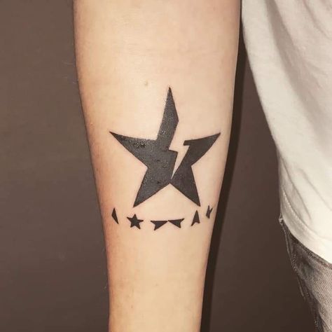 Star Man Tattoo David Bowie, Trojan Records Tattoo, Starman David Bowie Tattoo, Space Oddity Tattoo, Starman Tattoo, Ziggy Stardust Tattoo, David Bowie Tattoo, Major Tom, Love Tattoo