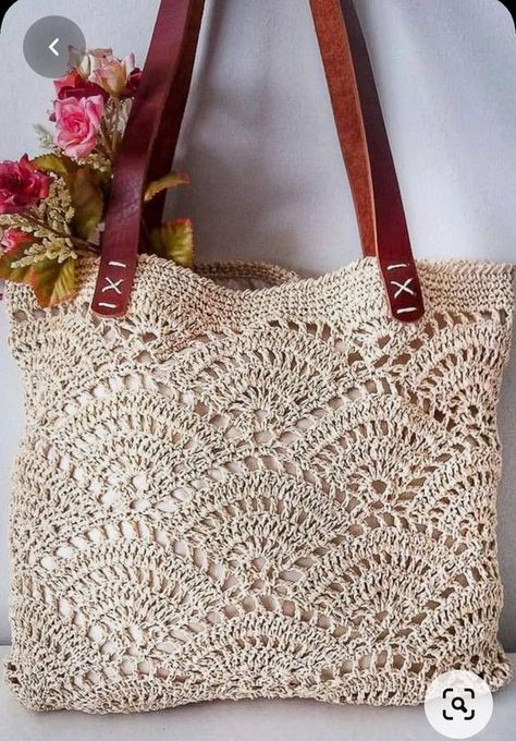 #crochetideas #crochetbag #modernstyle #crochetclothes Daily Crafts, Crochet Shoulder Bags, Free Crochet Bag, Crochet Bag Tutorials, Crochet Bag Pattern Free, Crochet Market Bag, Crochet Handbags Patterns, Crochet Purse Patterns, Crochet Tote Bag