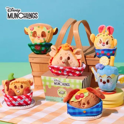 Disney Munchlings | Disney Store Disney Munchlings, Nom Noms Toys, Food Plushies, Butterfly Birthday Cakes, Kawaii Disney, Butterfly Birthday, Anime Backgrounds Wallpapers, Clay Art Projects