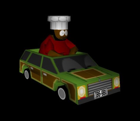 South Park 3d Car, Southpark Widgets, South Park Rally, Chef South Park, South Park Memes, Character Model, South Park Funny, South Park Characters, Horror Themes