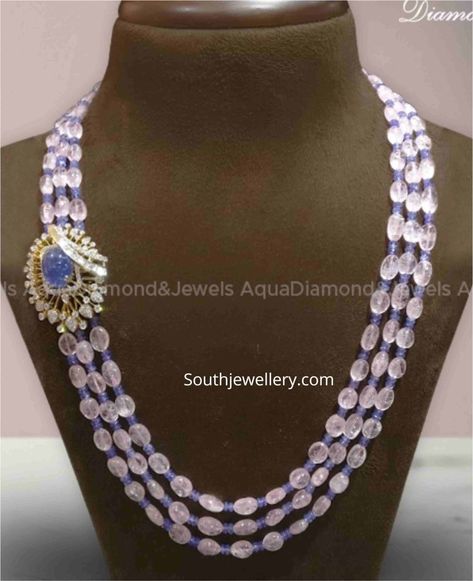 Tanzanite beads necklace with diamond side pendant photo Tanzanite Beads, Simple Beaded Necklaces, Gold Pearl Jewelry, Necklace With Diamond, Antique Gold Jewelry Indian, Stone Necklaces, Gemstone Beads Wholesale, Pearl Jewelry Design, Gold Jewelry Simple Necklace