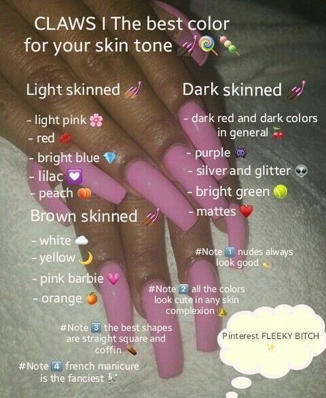 @irenaodynets Nail Color Skin Tone Chart, Nail Color For Skin Tone, What Nail Color Goes With My Skin Tone, What Color Should I Paint My Nails, India Love Nails, Cool Tone Hair Color Ideas, Nail Color Chart, Skin Tone Chart, Pedicure Colors