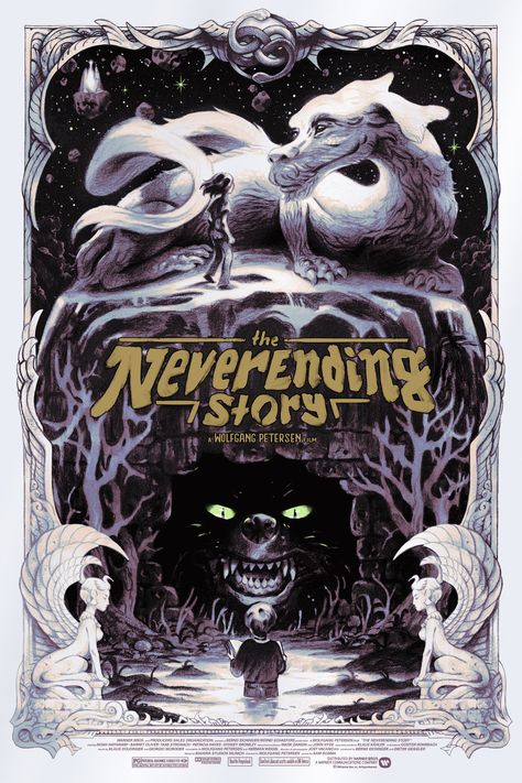 The NeverEnding Story (1984) [17282592] By Sam Bosma Neverending Story Art, Neverending Story Movie, Sam Bosma, The Never Ending Story, Never Ending Story, Labyrinth Movie, Neverending Story, Ending Story, The Neverending Story