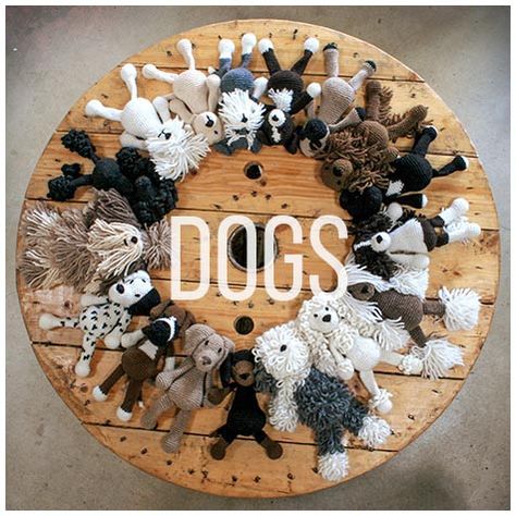 Toft Crochet, Crochet Dogs, Crochet Creatures, Lion Pattern, Amigurumi Dog, Crocheted Toys, Crochet Animals Free Patterns, Dog Crafts, Crafts Workshop