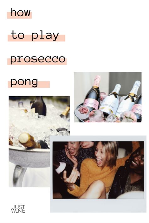 Prosecco Pong, Wine Yoga, Wine Games, Pong Game, Fun Drinking Games, Beverage Recipes, Trick Shots, Laugh A Lot, Total Wine