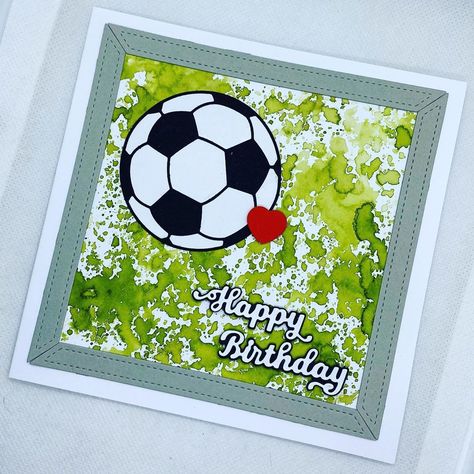 Birthday Cards For Boys, Birthday Cards For Friends, Boy Cards, Football Cards, Football Fans, Male Cards, Cards For Friends, Masculine Cards, Nature Wallpaper