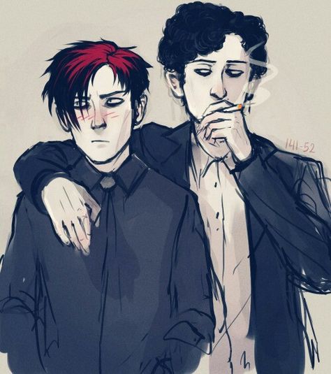 Pete Michael Pete X Micheal South Park, Michael X Pete, Creek Fanart, Ship Dynamics, Red Goth, Michael X, Goth Kids, Foto Top, South Park Anime