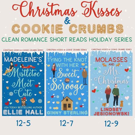 🎄DID YOU HEAR???🎄 Twelve bite-sized Christmas romances are dropping in Kindle Unlimited starting on November 29th! We’re all clean and closed door romance authors, all your books will be stuffed to the brim with Christmas traditions and tropes, with none of the spice. 🫑🎄 Head over to Amazon and start one-clicking those pre-orders, or add them to your ‘to be read’ shelf on Goodreads. The best way to stay on the nice list is to share this post, and tag friends you think might love a sweet, ... Christmas Kiss, Kiss Cookies, Christmas Romance, Christmas Reading, Clean Romance, Christmas Cover, Tag Friends, Cowboy Christmas, Nice List