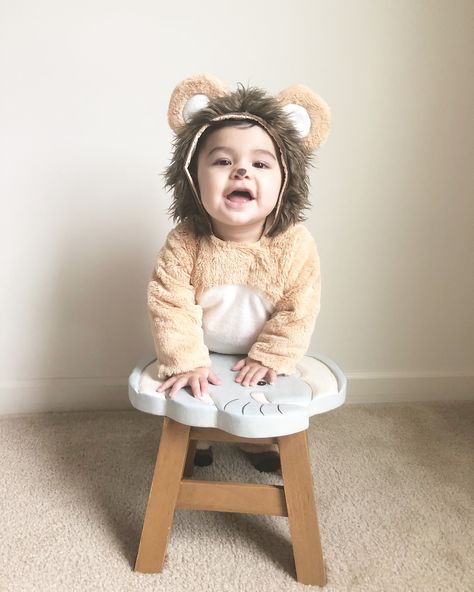 Lion Costume Diy, Baby Lion Costume, Lion Halloween Costume, Baby Boy Halloween, I Love Halloween, Lion Costume, Baby Costume