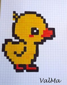 100 idées de Pixel Art Animaux faciles Spiderman Pixel Art, Image Pixel Art, Modele Pixel Art, Graph Paper Drawings, Images Design, Easy Pixel Art, Pixel Art Templates, Pixel Drawing, Pixel Art Grid