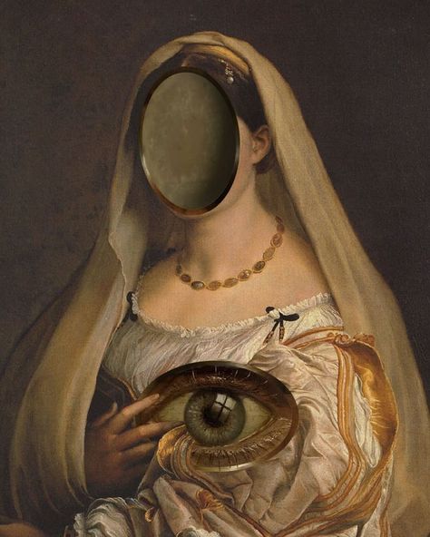 Mirror Poster, Ap Art, Creepy Art, Pop Surrealism, Ethereal Art, Weird Art, An Eye, Surreal Art, The Mirror