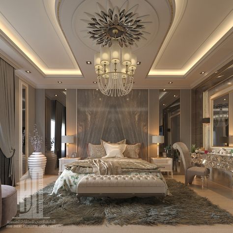 Bedroom New Classic, Royal Luxury Bedroom Design, Mansion Bedroom, Luxe Bedroom, Bedroom Ideas Aesthetic, Big Bedrooms, House Vibes, Wooden Bed Design, Modern Luxury Bedroom